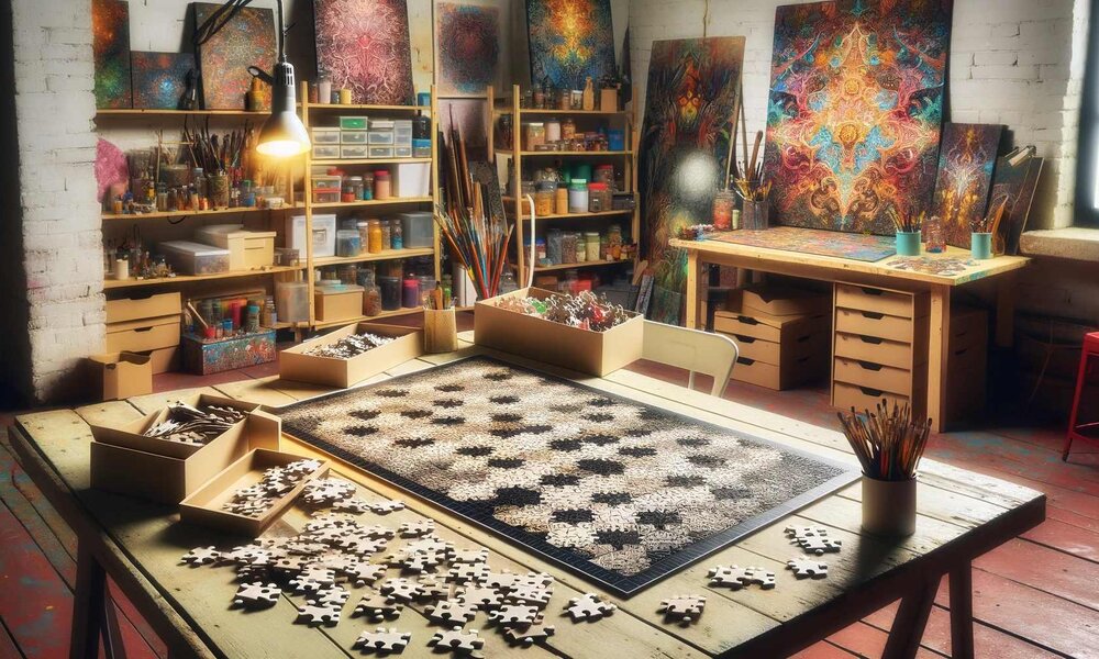 Puzzle Zimmer | © Sabrina Forst / KI generiert