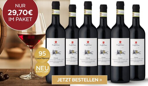 Poggiocaro Chianti im 6er-Paket – Jetzt Ihr Stück Toskana sichern! | © Ludwig von Kapff
