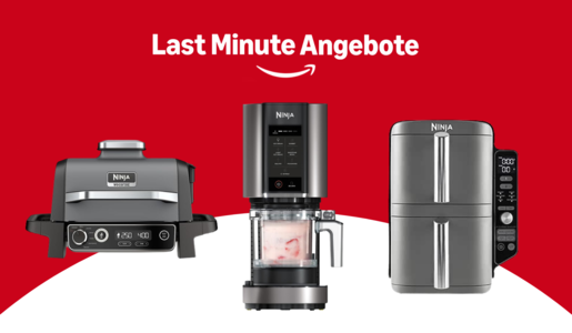 Last Minute-Deals für Ninja Küchengeräte: Holt euch Heißluftfritteusen und Co. jetzt zu Spitzenpreisen! | © Amazon