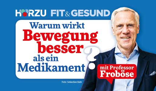 Podcast Fit & Gesund mit Professor Froböse - Folge 5 | © Hörzu