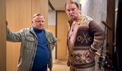 Die ehemaligen Schulkameraden Frank Thiel und Hotte Koslowski alias Stan Gold | © WDR