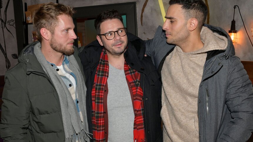 Paul (Niklas Osterloh), Tuner (Thomas Drechsel), Nihat (Timur Ülker) | © RTL/Rolf Baumgartner
