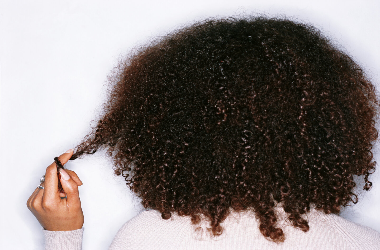 Curly Hair Method: eine Frau von hinten, die ihre Locken zeigt | © Getty/Romilly Lockyer  