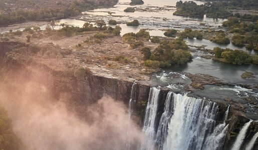 Afrika von oben Viktoriafälle | © IMAGO / Westend61
